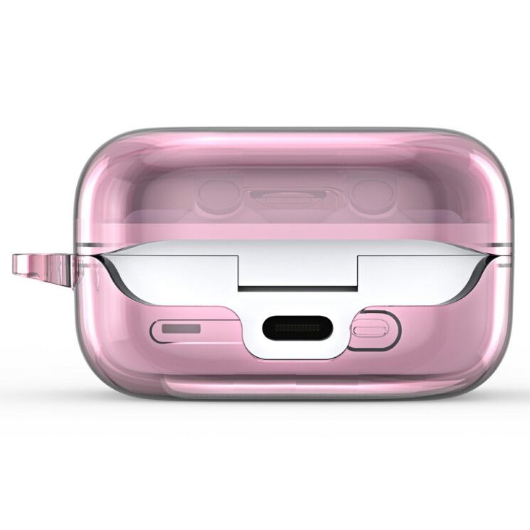 Захисний чохол Dux Ducis Seci Series для Samsung Galaxy Buds 4 / Buds 4 Pro - Transparent Pink: фото 3 з 11