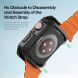 Защитный чехол Dux Ducis Tamo Series для Apple Watch 45 mm (7 / 8 / 9 Series) - Transparent Black (304705H). Фото 6 из 11