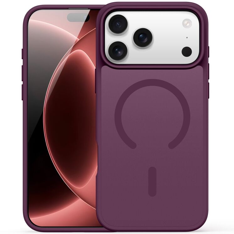 Захисний чохол DUX DUCIS Yind Series MagSafe для iPhone 18 Pro - Dark Cherry: фото 1 з 4