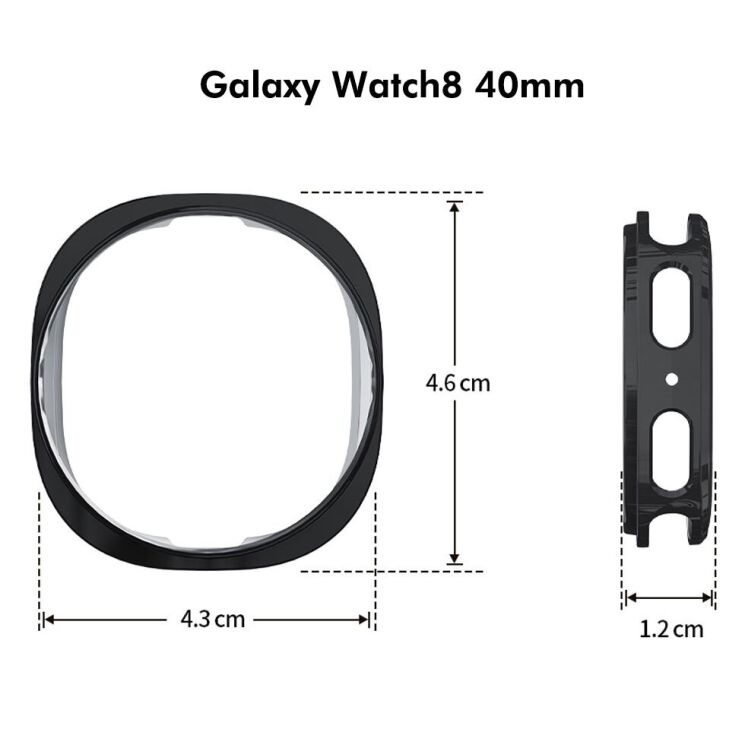 Захисний чохол Enkay Protective Case для Samsung Galaxy Watch 8 (40mm) - Pink: фото 6 з 7