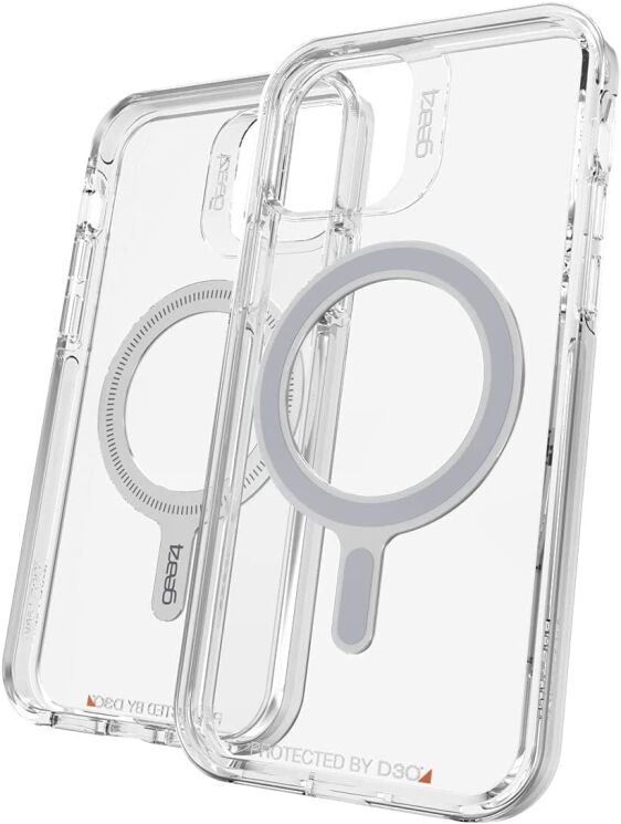 Защитный чехол Gear4 Crystal Palace Snap MagSafe для Apple iPhone 12 / 12 Pro - Clear: фото 1 из 9