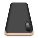 Захисний чохол GKK Double Dip Case для Samsung Galaxy A70 (A705) - Black / Gold (227159BF). Фото 4 з 8