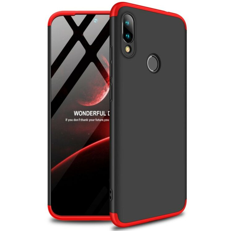Захисний чохол GKK Double Dip Case для Xiaomi Redmi 7 - Black / Red: фото 1 з 6