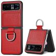 Защитный чехол GKK Leather Cover для Motorola Razr 40 - Red (336507R)