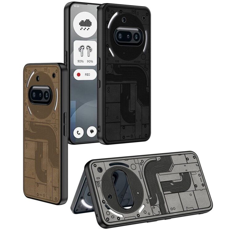 Защитный чехол GKK Matte Skin для Nothing Phone (3a) - Black: фото 2 из 7