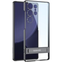 Защитный чехол GKK Stand Clear для Samsung Galaxy S25 Ultra (S938) - Black: фото 1 из 10