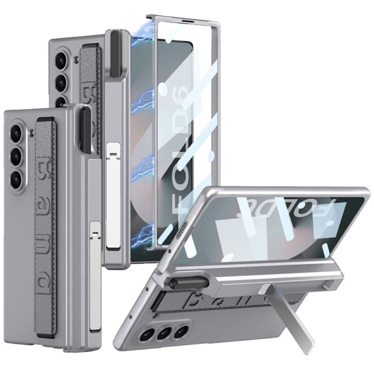 Защитный чехол GKK Standing Case для Samsung Galaxy Fold 6 - Grey: фото 1 из 9
