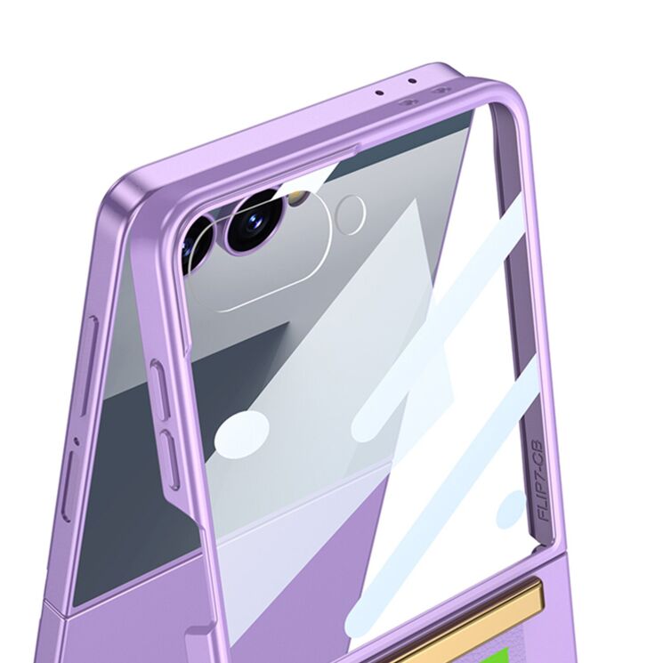 Защитный чехол GKK Strap Cover для Samsung Galaxy Flip 7 - Purple: фото 6 из 8