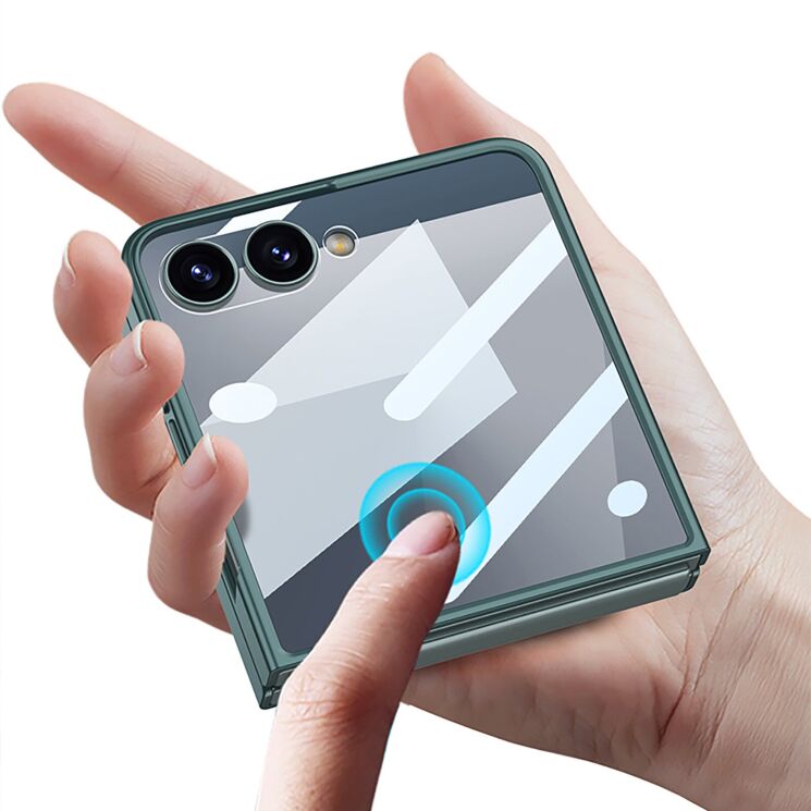 Защитный чехол GKK Strap Cover для Samsung Galaxy Flip 7 - Purple: фото 4 из 8