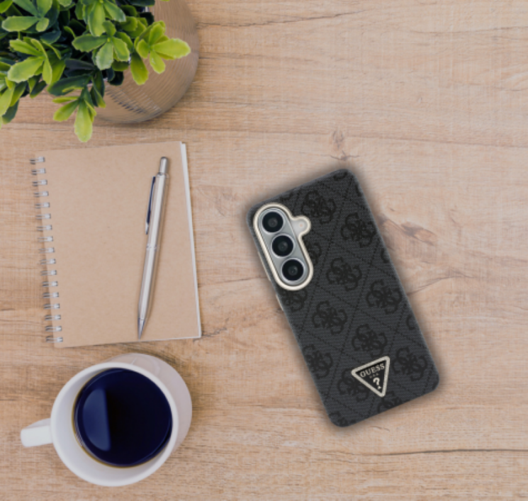 Захисний чохол Guess 4G Triangle Logo MagSafe для Samsung Galaxy S26 Plus (S947) GUHMS26MP4GTDGMK - Black: фото 9 з 9