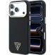 Захисний чохол Guess Kevlar Triangle Logo MagSafe для iPhone 18 Pro / 17 Pro (GUHMP18L6PWKSGTK) - Black (423746B). Фото 1 з 7