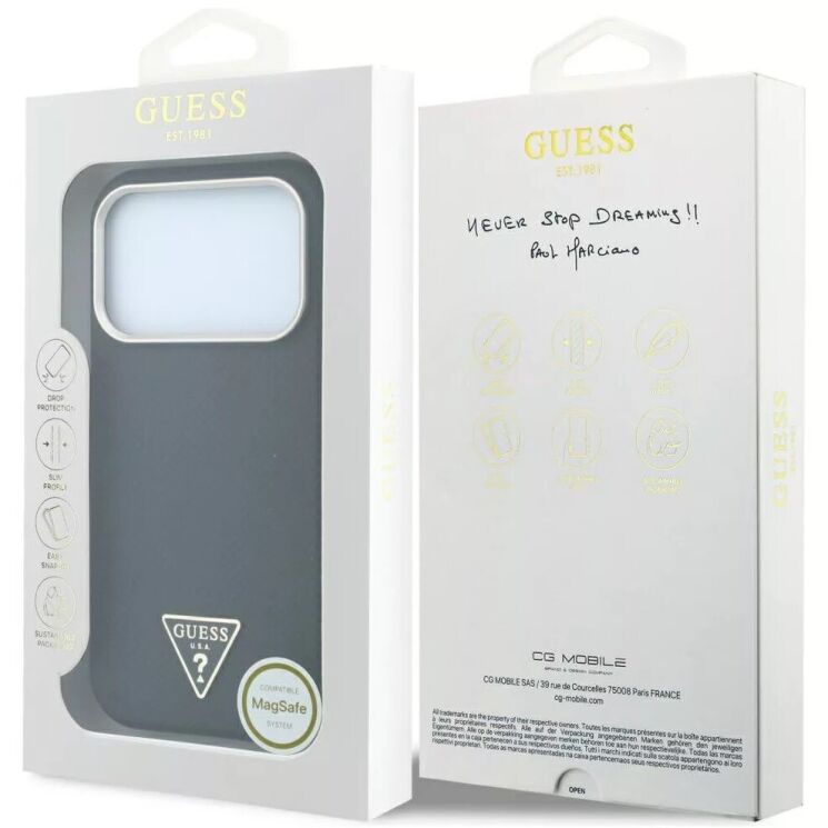 Захисний чохол Guess Kevlar Triangle Logo MagSafe для iPhone 18 Pro / 17 Pro (GUHMP18L6PWKSGTK) - Black (423746B) Захисний чохол Guess Kevlar Triangle Logo MagSafe для iPhone 18 Pro / 17 Pro (GUHMP18L6PWKSGTK) - Black: фото 7 з 7