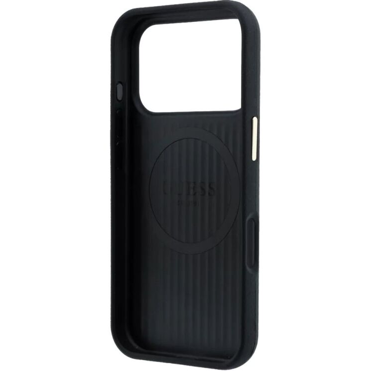 Захисний чохол Guess Kevlar Triangle Logo MagSafe для iPhone 18 Pro / 17 Pro (GUHMP18L6PWKSGTK) - Black (423746B) Захисний чохол Guess Kevlar Triangle Logo MagSafe для iPhone 18 Pro / 17 Pro (GUHMP18L6PWKSGTK) - Black: фото 6 з 7