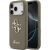 Защитный чехол Guess Silicone Big 4G Script для iPhone 17 Pro (GUHCP17LSC4GSMW) - Brown: фото 1 из 8