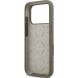 Защитный чехол Guess Silicone Big 4G Script для iPhone 17 Pro (GUHCP17LSC4GSMW) - Brown (403272Z). Фото 7 из 8