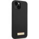 Защитный чехол Guess Silicone Metal Logo MagSafe для Apple iPhone 14 Plus - Black (306734B). Фото 4 из 5