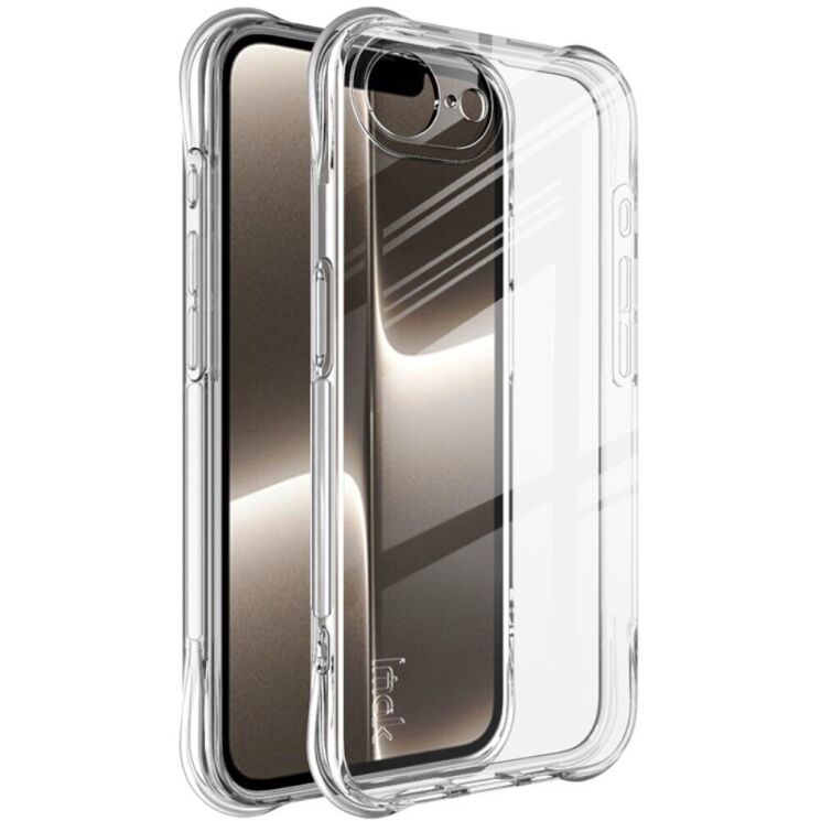Защитный чехол IMAK Airbag MAX Case для Apple iPhone 16e - Transparent: фото 1 из 9
