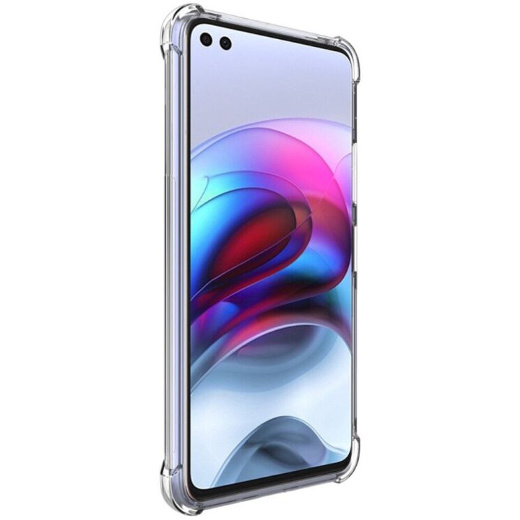 Чохол з посиленими кутами IMAK Airbag MAX Case для Motorola Moto G100 - Transparent: фото 4 з 12