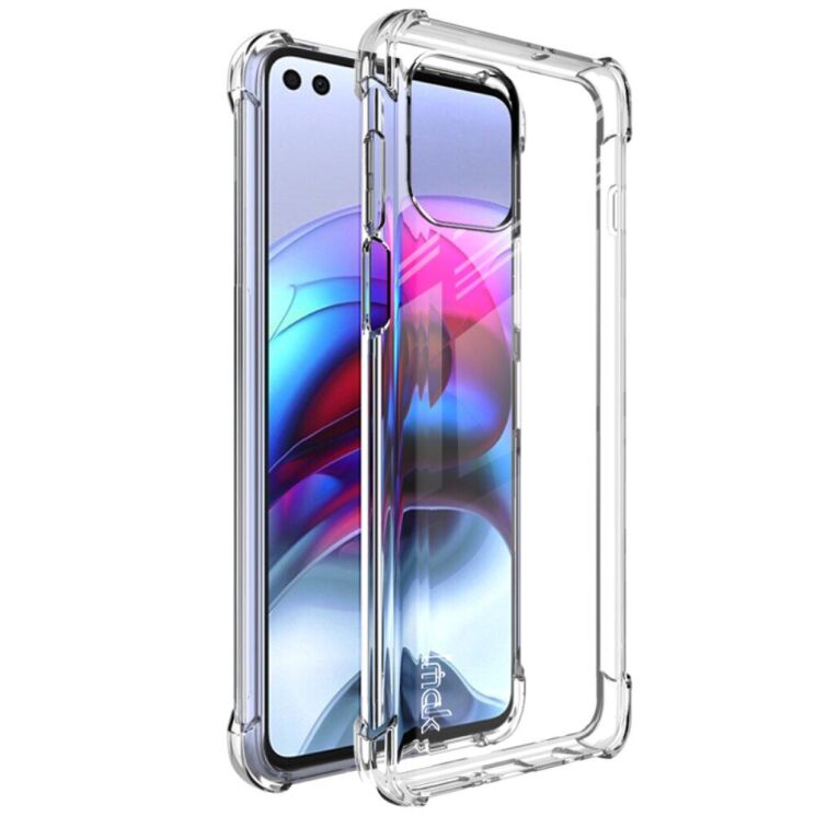 Чохол з посиленими кутами IMAK Airbag MAX Case для Motorola Moto G100 - Transparent: фото 1 з 12