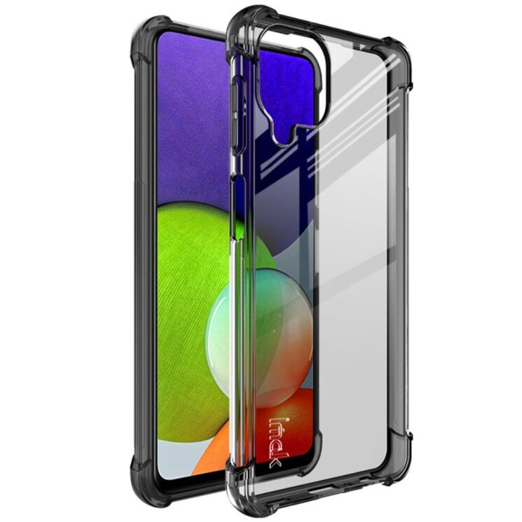 Защитный чехол IMAK Airbag MAX Case для Samsung Galaxy A22 (A225) / M22 (M225) - Transparent Black: фото 1 из 15