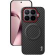 Защитный чехол IMAK Carbon Guard with MagSafe для Xiaomi 17T - Black (408845B)
