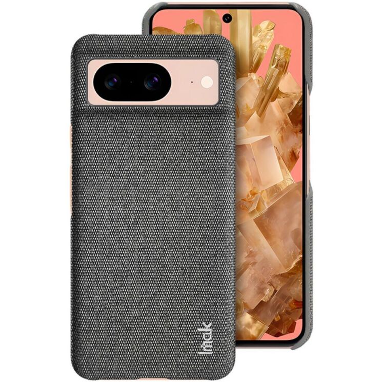 Защитный чехол IMAK Fabric Case для Google Pixel 8 - Dark Grey: фото 1 из 15