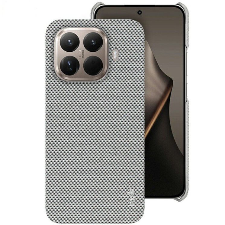 Захисний чохол IMAK Fabric Case для Xiaomi 15T Pro - Light Grey: фото 1 з 9