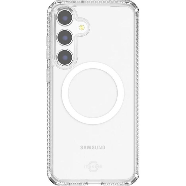 Защитный чехол ItSkins Hybrid R with MagSafe для Samsung Galaxy S24 Plus (S926) SGKP-HMACR-TRSP - Clear: фото 1 из 8