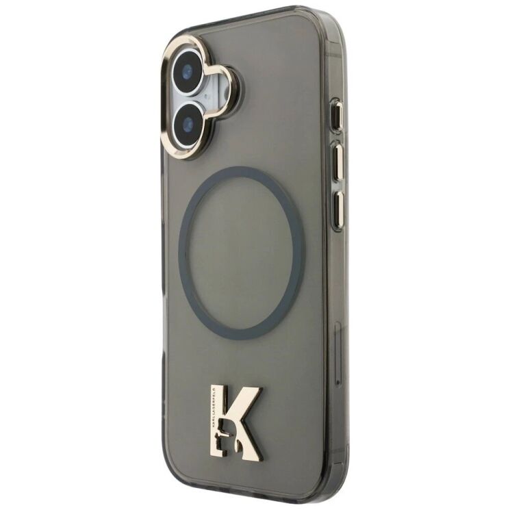 Захисний чохол Karl Lagerfeld IML K Head Logo MagSafe для iPhone 17 (KLHMP17S5HTMKHDK) - Black: фото 2 з 8