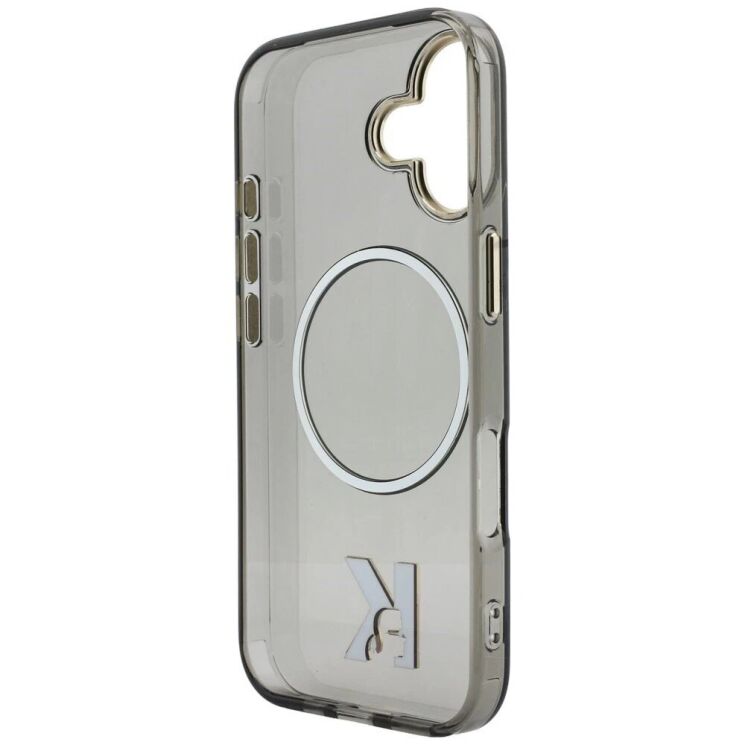 Захисний чохол Karl Lagerfeld IML K Head Logo MagSafe для iPhone 17 (KLHMP17S5HTMKHDK) - Black: фото 7 з 8