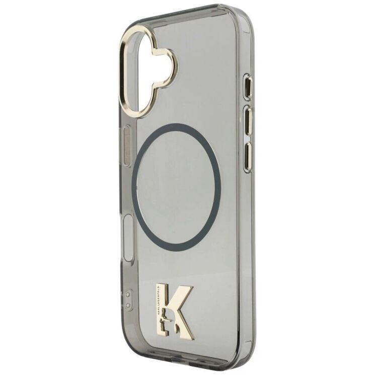 Захисний чохол Karl Lagerfeld IML K Head Logo MagSafe для iPhone 17 (KLHMP17S5HTMKHDK) - Black: фото 6 з 8