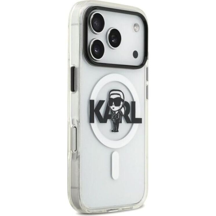 Захисний чохол Karl Lagerfeld IML Karl Sketch Logo MagSafe для iPhone 17 Pro Max (KLHMP17XHGKIGKBT) - Clear (402894C) Захисний чохол Karl Lagerfeld IML Karl Sketch Logo MagSafe для iPhone 17 Pro Max (KLHMP17XHGKIGKBT) - Clear: фото 4 з 8