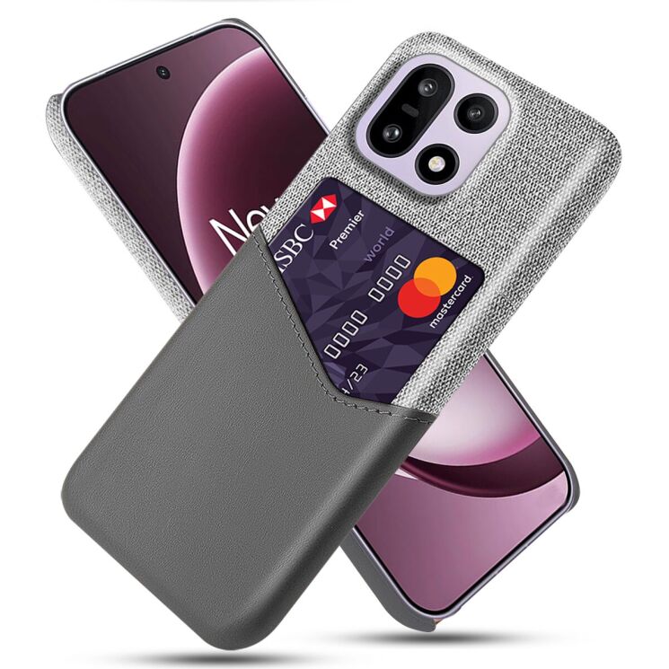 Защитный чехол KSQ Business Pocket для OnePlus 15 - Grey: фото 1 из 4