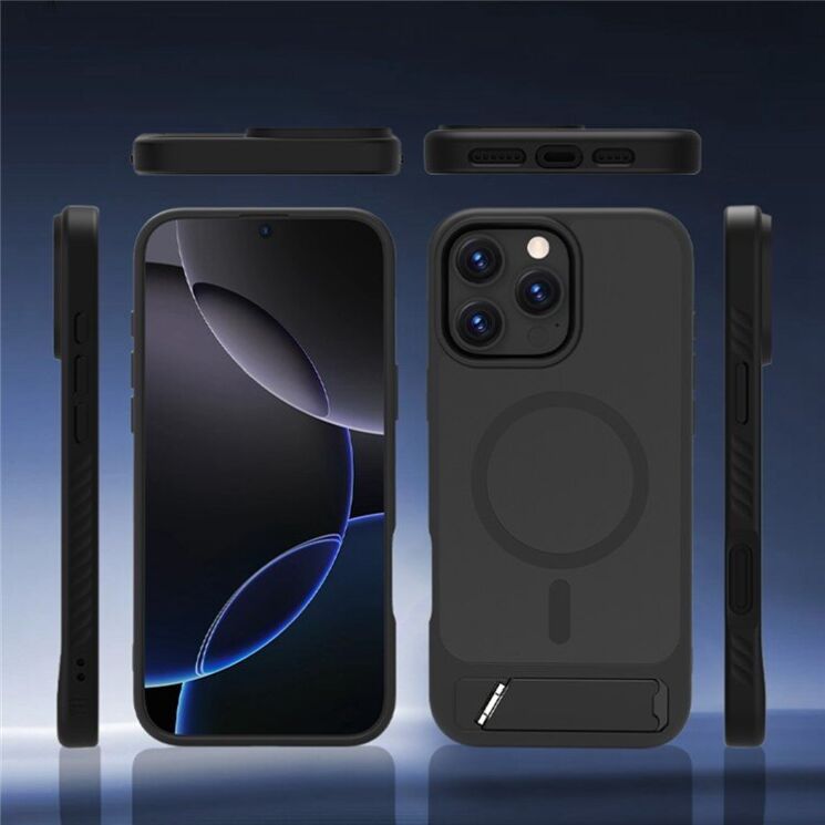 Защитный чехол LEREACH Le-Chic Series для Apple iPhone 16 Pro Max - Black: фото 18 из 18