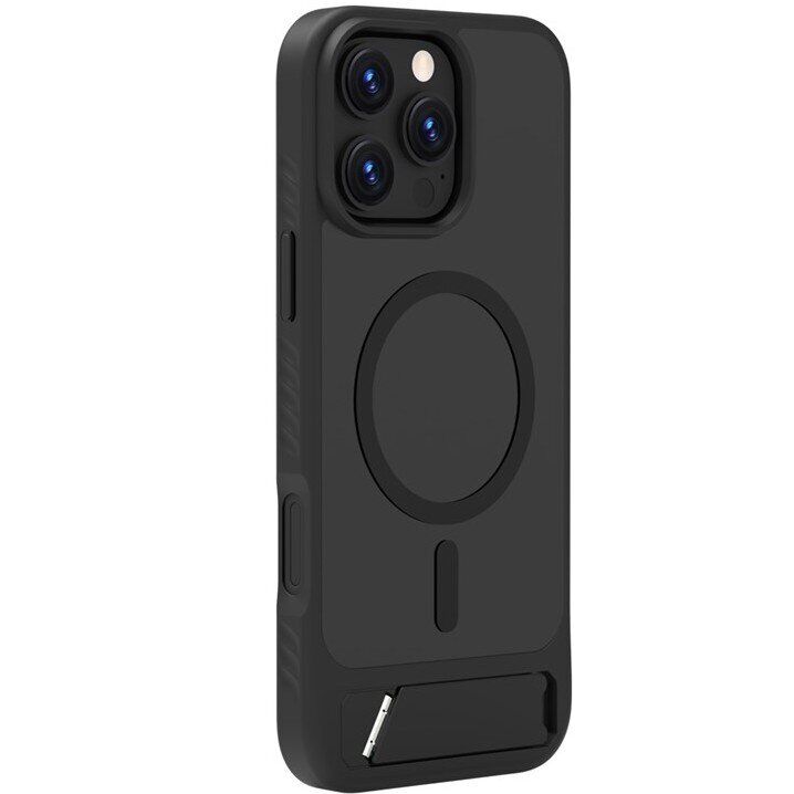 Защитный чехол LEREACH Le-Chic Series для Apple iPhone 16 Pro Max - Black: фото 5 из 18