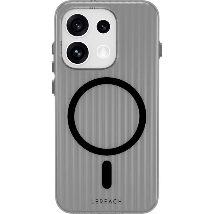 Защитный чехол LEREACH TOC Magnetic для OPPO Reno 16 / 16 Pro - Black: фото 2 из 11