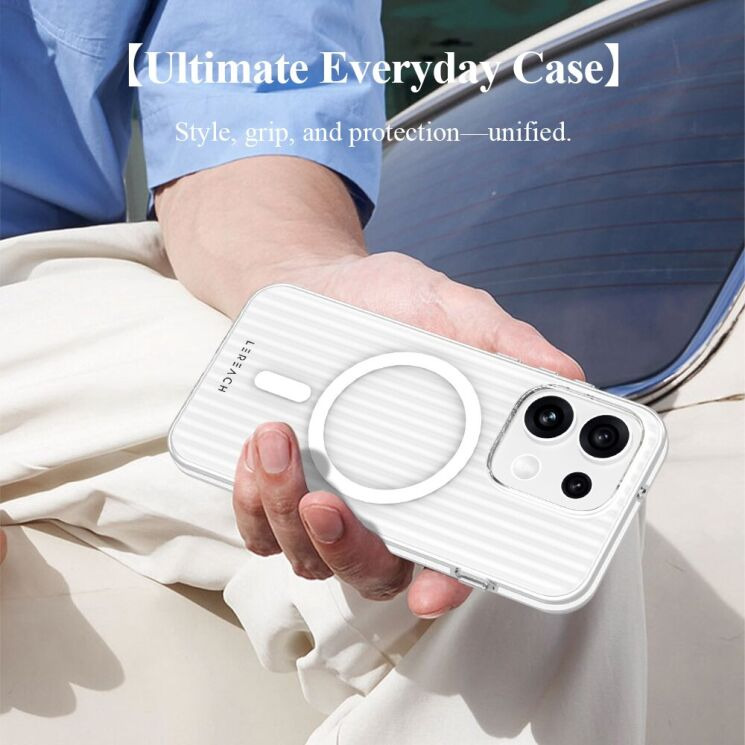 Защитный чехол LEREACH TOC Magnetic для OPPO Reno 16 / 16 Pro - White (413218W) Защитный чехол LEREACH TOC Magnetic для OPPO Reno 16 / 16 Pro - White: фото 10 из 11