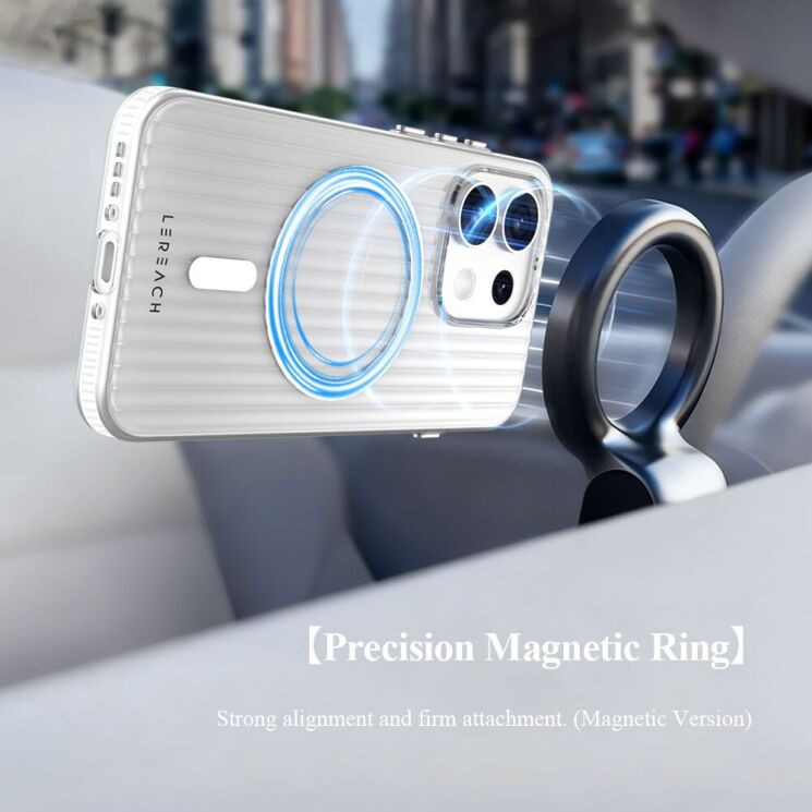 Защитный чехол LEREACH TOC Magnetic для OPPO Reno 16 / 16 Pro - White (413218W) Защитный чехол LEREACH TOC Magnetic для OPPO Reno 16 / 16 Pro - White: фото 8 из 11