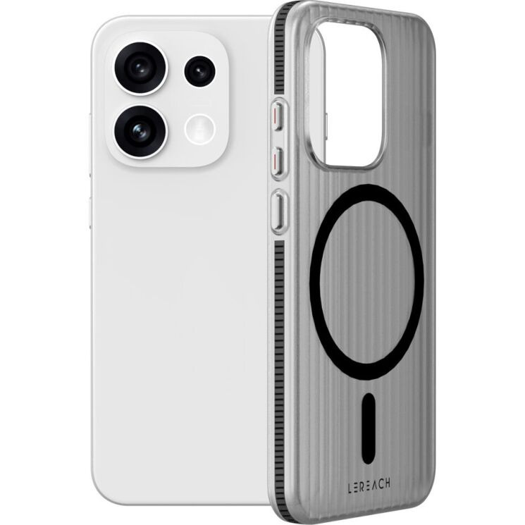 Защитный чехол LEREACH TOC Magnetic для OPPO Reno 16 / 16 Pro - Black: фото 1 из 11