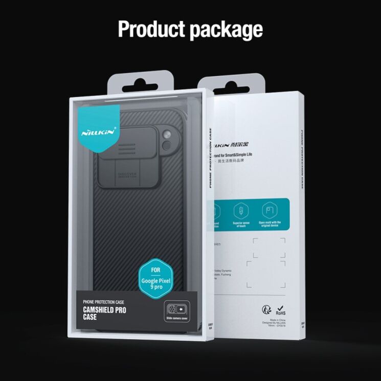 Защитный чехол NILLKIN CamShield Pro для Google Pixel 9 Pro XL - Black: фото 18 из 18