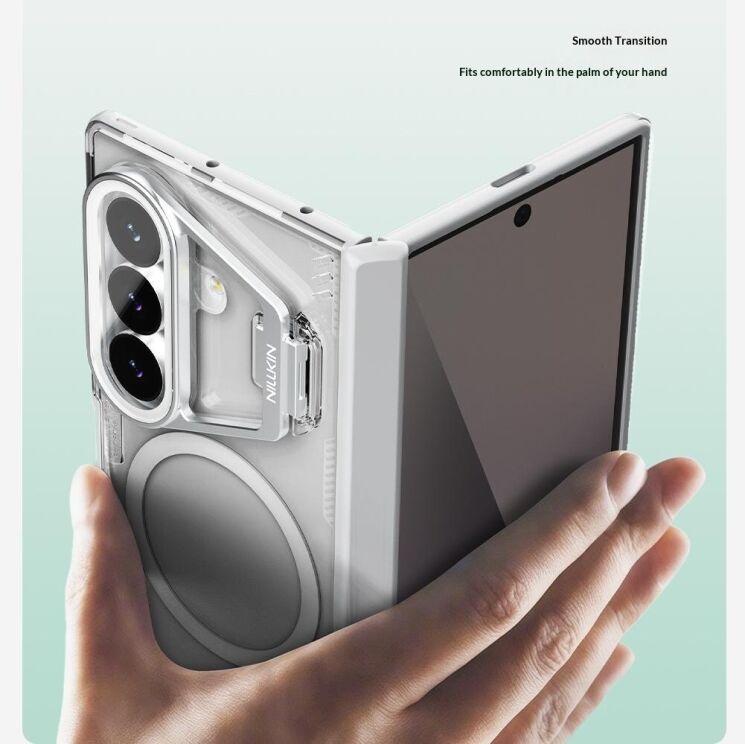 Захисний чохол NILLKIN Iceblade Prop Magnetic (Precise Cut-out) для Samsung Galaxy Fold 8 Ultra - Grey: фото 13 з 21