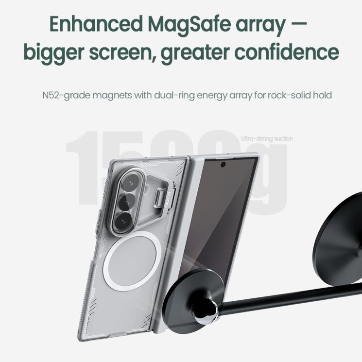 Захисний чохол NILLKIN Iceblade Prop Magnetic (Precise Cut-out) для Samsung Galaxy Fold 8 Ultra - Grey: фото 19 з 21