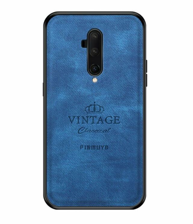 Захисний чохол PINWUYO Vintage Series для OnePlus 7T Pro - Blue: фото 1 з 14