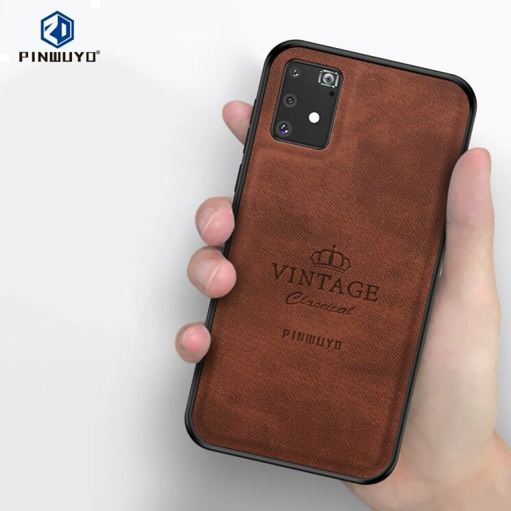 Захисний чохол PINWUYO Vintage Series для Samsung Galaxy S10 Lite (G770) - Brown: фото 3 з 14