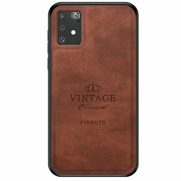 Захисний чохол PINWUYO Vintage Series для Samsung Galaxy S10 Lite (G770) - Brown: фото 1 з 14