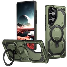 Защитный чехол Reframe Hybrid Magnetic для Samsung Galaxy S26 Ultra - Green: фото 1 из 7