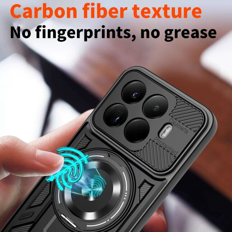 Защитный чехол Reframe Rotation Magnetic для Xiaomi 15T Pro - Black: фото 10 из 10