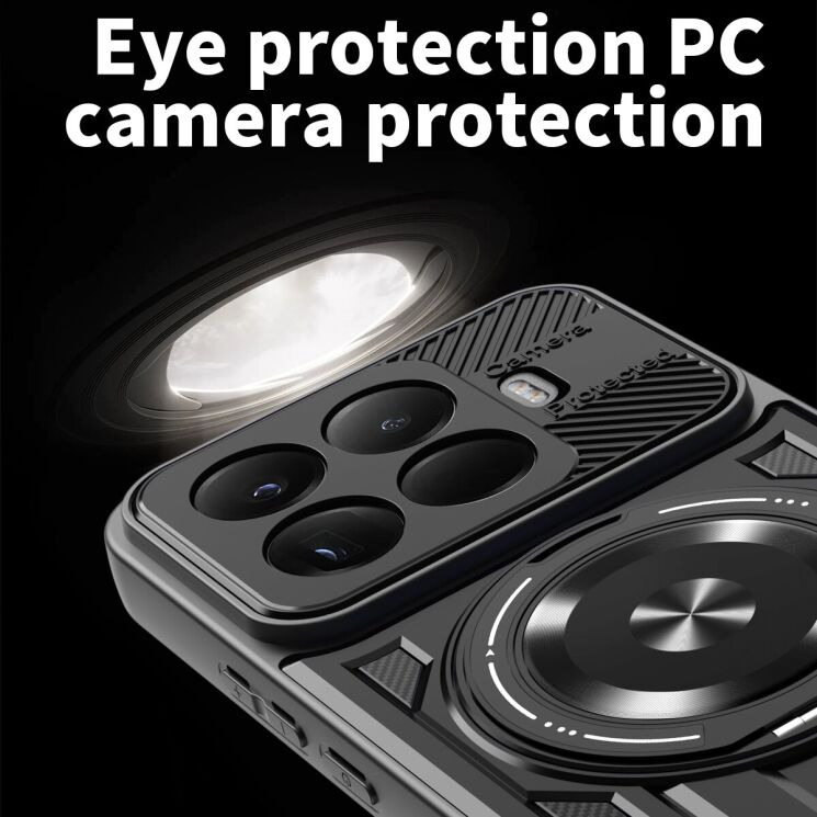 Защитный чехол Reframe Rotation Magnetic для Xiaomi 15T Pro - Black: фото 8 из 10