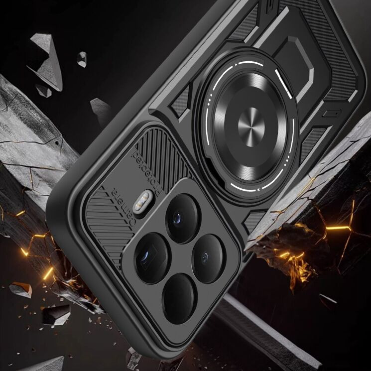Защитный чехол Reframe Rotation Magnetic для Xiaomi 15T Pro - Black: фото 9 из 10