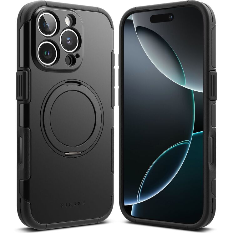 Захисний чохол Ringke Alles Magnetic (FP) для iPhone 16 Pro Max (8800293851721) - Black: фото 1 з 19